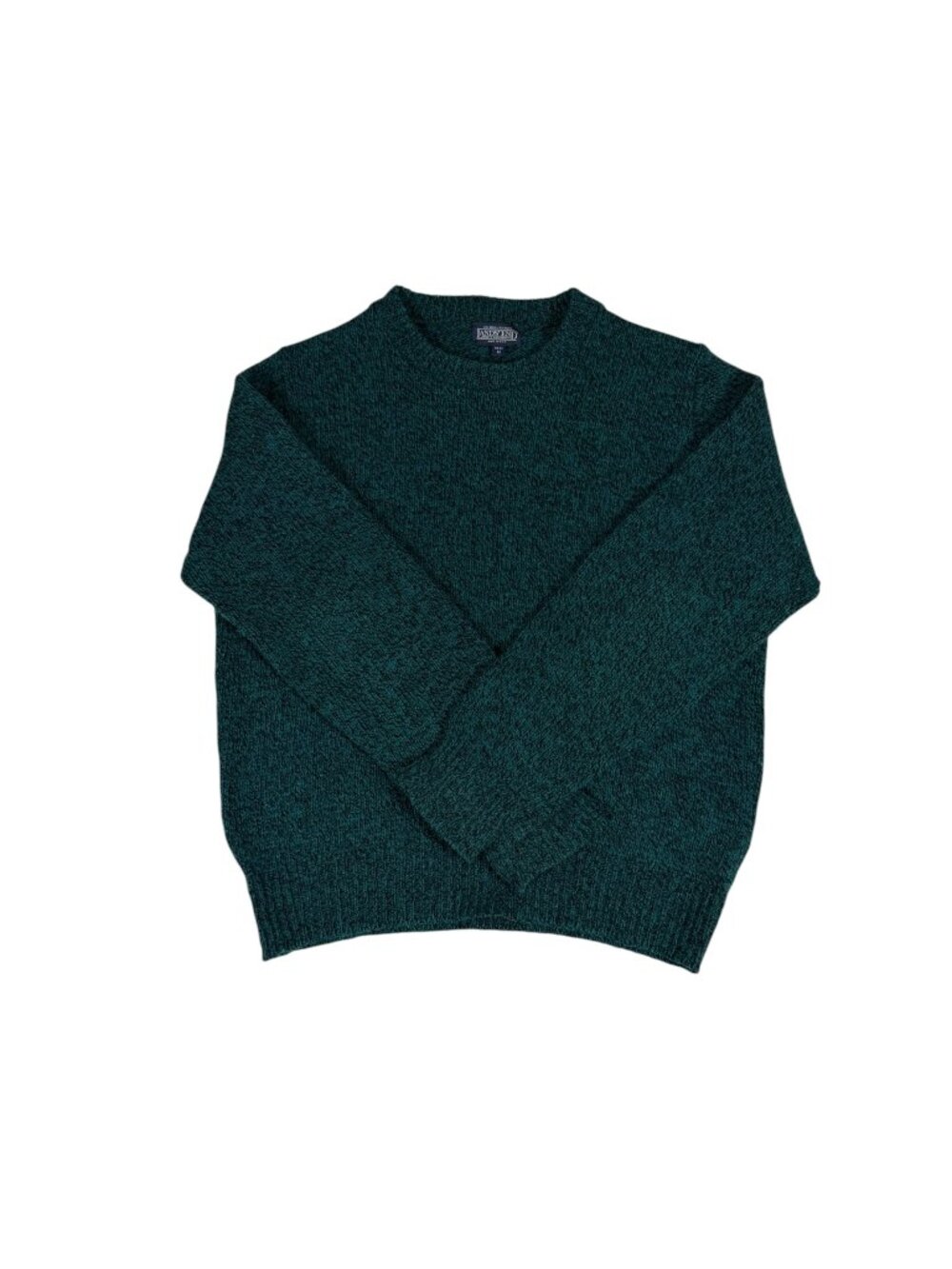 Lands’ End 85% Wool Men’s M Marled Crewneck Sweater Made in USA